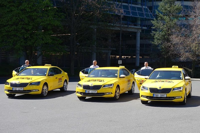 AAA Taxi Prag, güvenilir taksi uygulaması aracı
